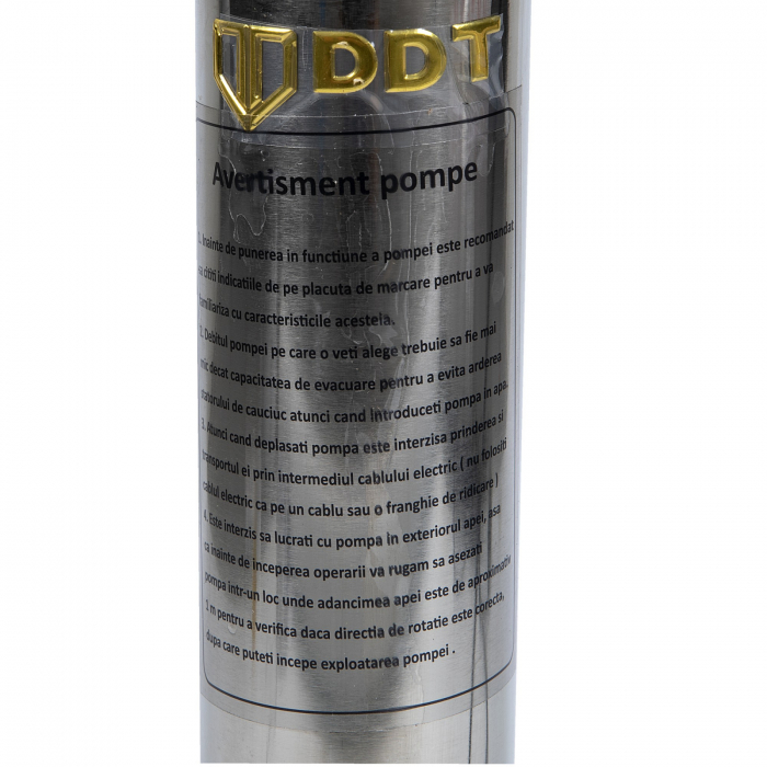 Merülő rozsdamentes acél szivattyú DDT Professional 3SDM3/14, 1100 W, 5 MC/H [3]