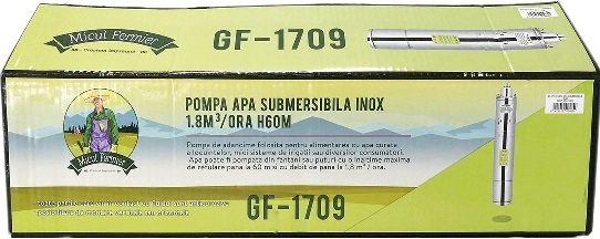 Merülő vízszivattyú Small Farmer rozsdamentes acél snec4SK-100, 790W, 60m, 1.8 mc + Automatikus présvezérlés EPC-3 [4]