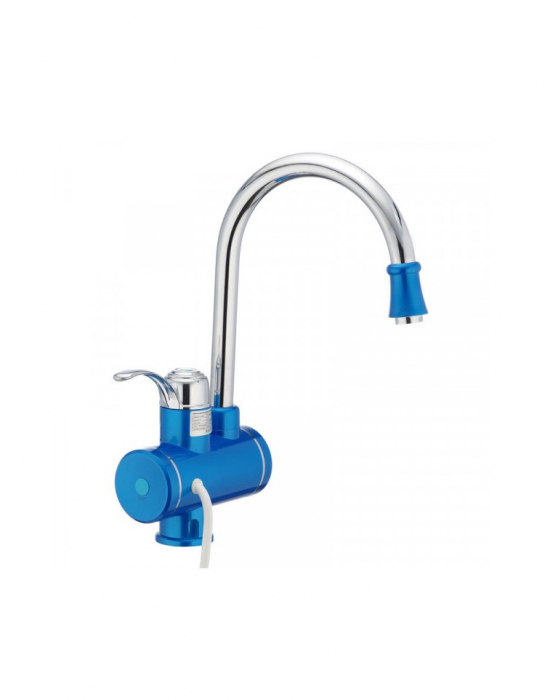MIXXUS Electra 240-E Blue elektromos pillanatvízcsap, 3 kW műanyag és rozsdamentes acél [2]