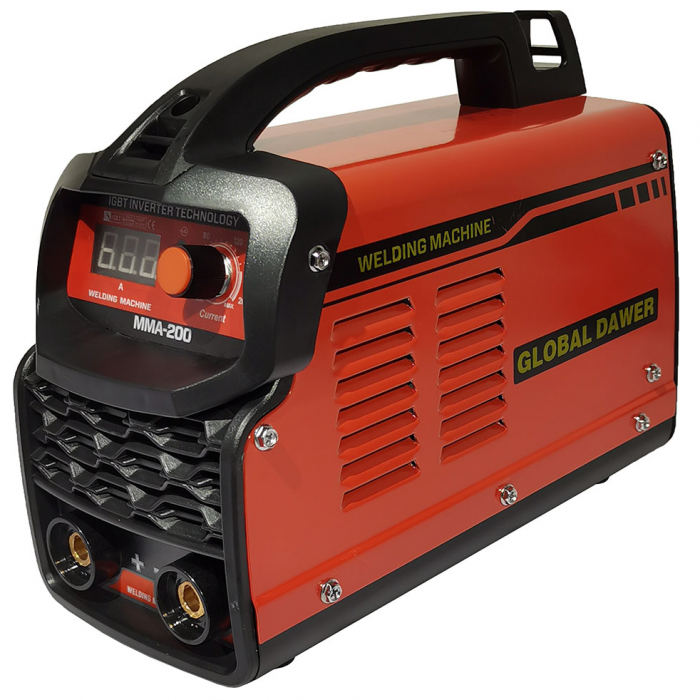 MMA hegesztő inverter, Global Dawer, 200 A, 2 - 3,2 mm [2]