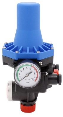 Önfelszívó öntöttvas vízszivattyú, 1,5kW 9/50m 3600l/h 1", szívás 9 m, kisülés 53 m + Automatikus nyomásszabályozás EPC-3 [6]