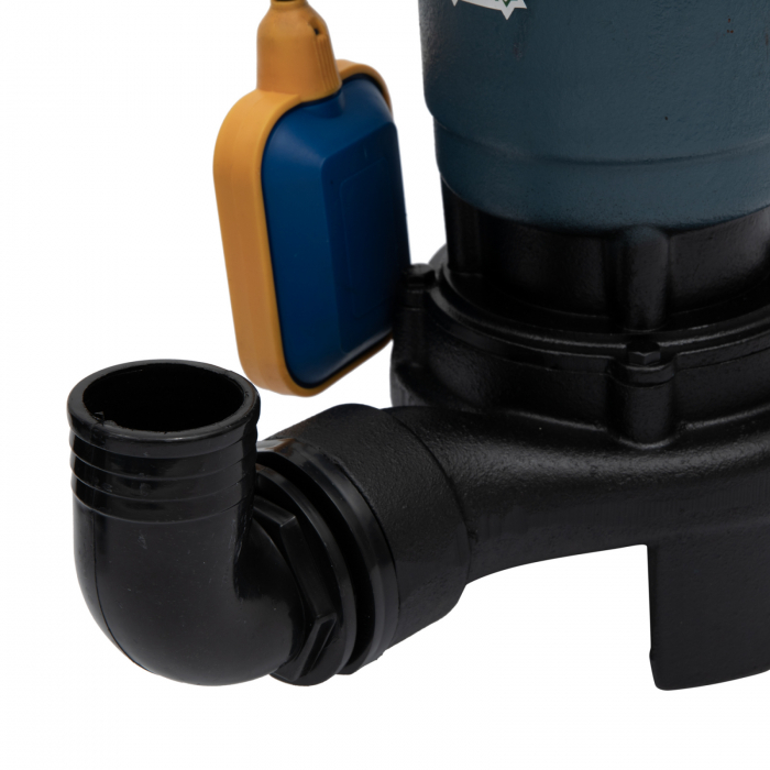 Piszkosvíz-szivattyú aprítóval és úszóval EUROAQUA 2600W, 2", 20 mc³/óra, ürítés 12 m + tömlő 20m fejjel [3]