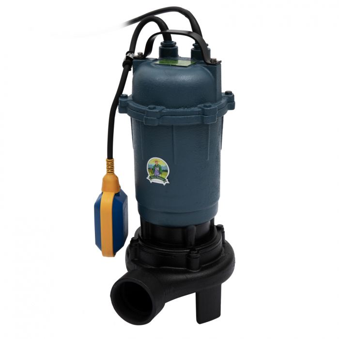 Piszkosvíz-szivattyú aprítóval és úszóval EUROAQUA 2600W, 2", 20 mc³/óra, ürítés 12 m + tömlő 20m fejjel [2]