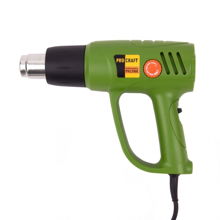 Procraft PH2300E elektromos hőlégfúvó, 2300 W, 2 fokozatú, 600oC [2]