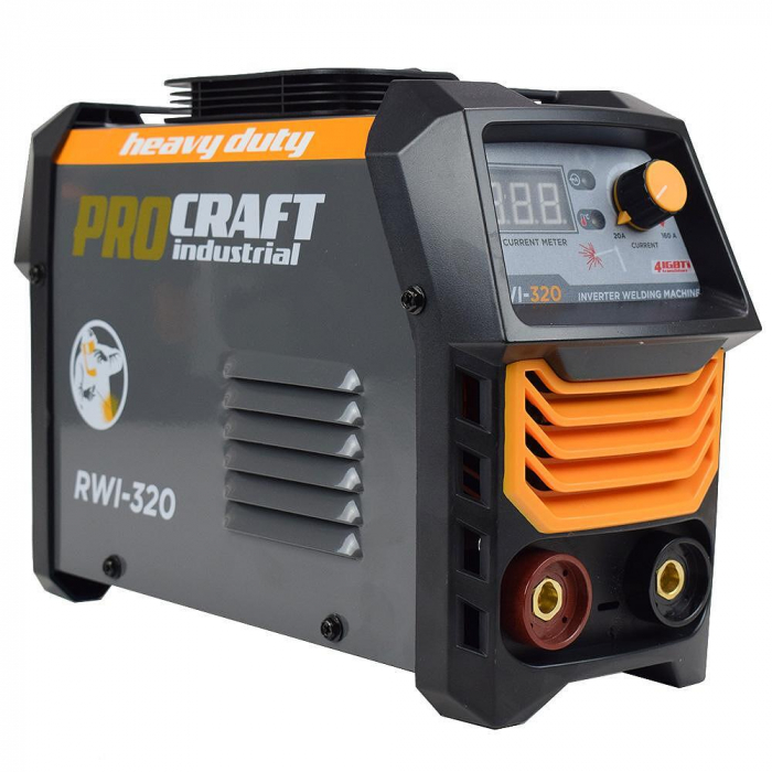 Procraft RWI 320, 320 A professzionális hegesztő inverter, 1,6 - 5 mm [2]
