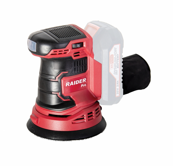 R20 orbitális daráló 20V Ø125mm RDP-SRSA20 Solo, akkumulátor és töltő nélkül [1]