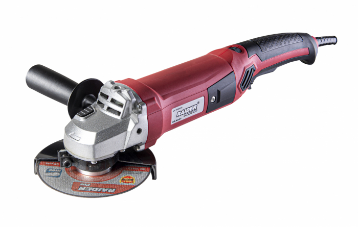 Sarokcsiszoló 125mm 1200W változtatható fordulatszám + bőrönd + 2 tárcsa RD-AG54 [1]