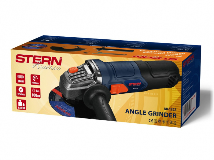 Sarokcsiszoló Stern AG125Z, 900 W, 11000 ford./perc, 125 mm, AKT [2]