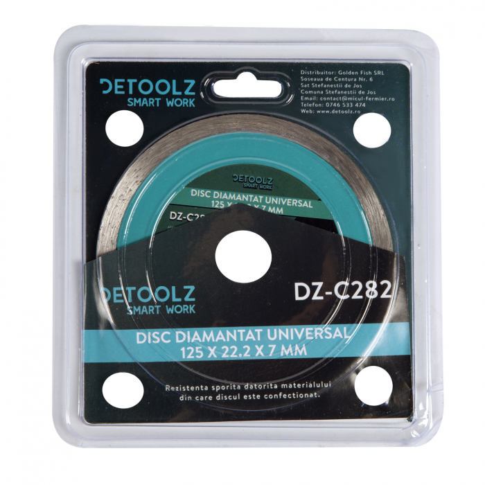 Tárcsás diamantat univerzális 125x22.2x7mm [3]