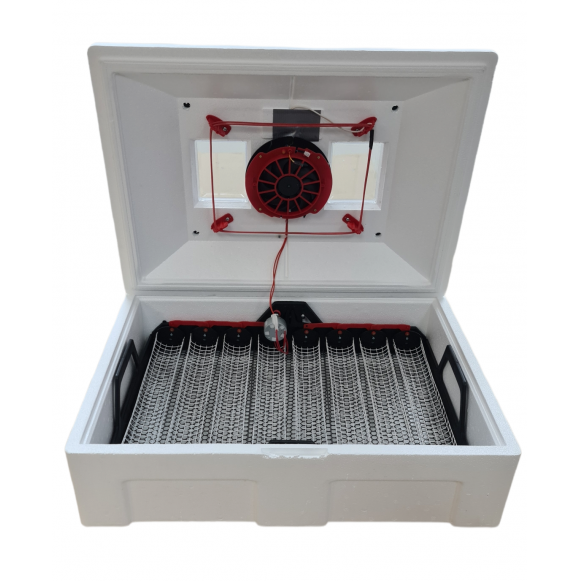 Tojás inkubátor ELEFANT E1, 50W, 220V, 30-40C, Páratartalom érzékelő, Automatikus esztergálás [2]