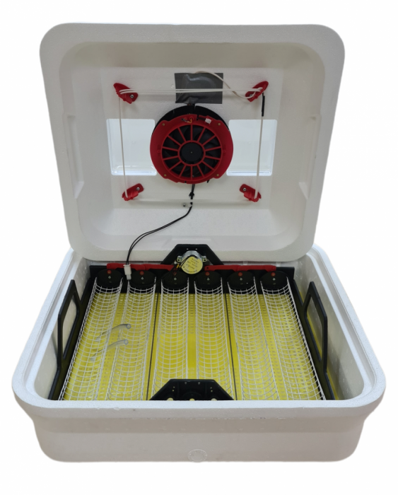Tojás inkubátor ELEFANT E3, 50W, 220V, 30-40C, Páratartalom érzékelő, Automatikus esztergálás [3]