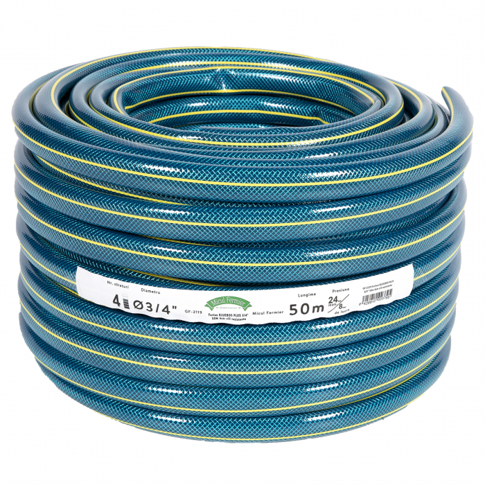 Tömlő BLUEBOS PLUS 3/4" 50m 4 rétegű Class 3 ellenállás [1]