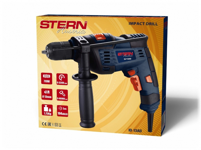 Ütős fúró Stern ID13AD, 710 W, 3300 rpm, AKT [2]