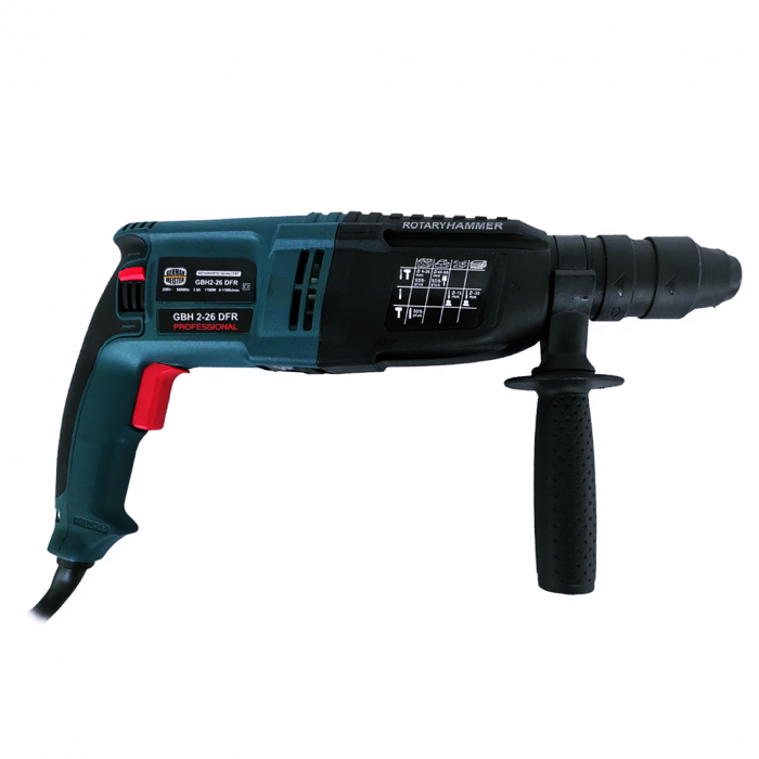Wertcraft rotációs kalapács, 1100 W, SDS Plus, 3,2 J, 0 - 1100 Rpm [3]