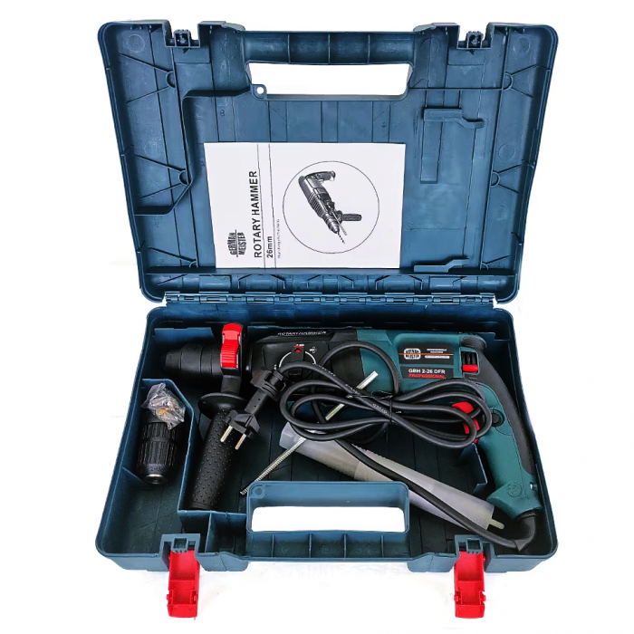 Wertcraft rotációs kalapács, 1100 W, SDS Plus, 3,2 J, 0 - 1100 Rpm [4]