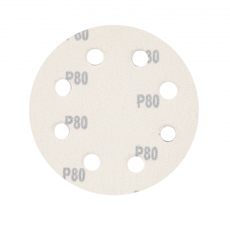 10 csiszolópapírból álló készlet P80 8 lyuk 180mm [2]