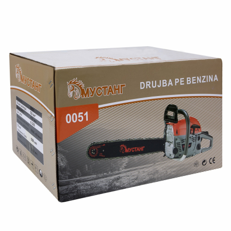 Benzines láncfűrész Mustang 0051, 52 CC, 5 LE, penge 40 cm [5]