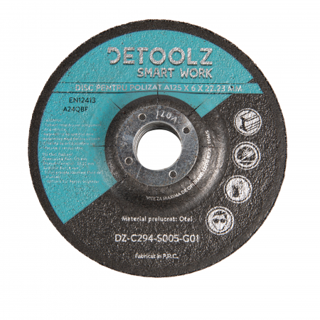Csiszolótárcsa készlet A125*6*22,2 mm (5 db/készlet) [1]