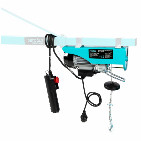 Elektromos daruk - Csörlő (daru) Detoolz 250kg 450W huzal 3mm