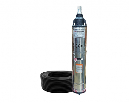 Búvárszivattyúk - DDT 1100W búvárszivattyú, QGD120 Rozsdamentes acél, 120 m, 3 m³/h, 20 m kábel