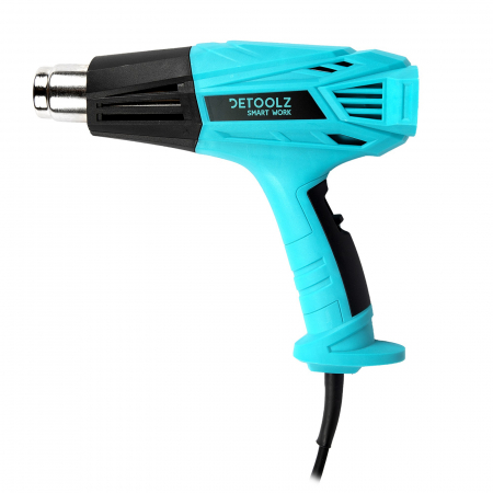 Detoolz 2000 W 2 fokozatú elektromos hőlégpisztoly 600oC [1]