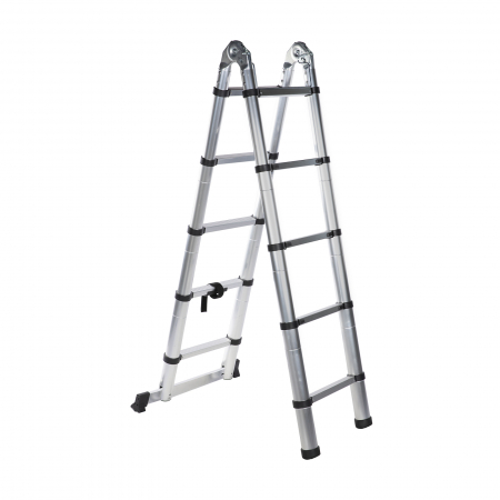 Detoolz dupla teleszkópos lépcső 3,2 m - 10 lépcső [4]
