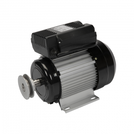 Generátorok és motorok - Egyfázisú villanymotor, alumínium ház, 1,1 kW, 2800 ford./perc, 24 mm-es tengely, talpra szerelhető, Little Farmer
