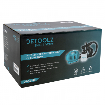 Elektromos festékpisztoly 650W kompresszorral [6]