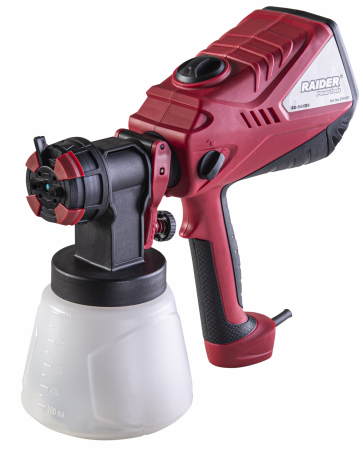 Elektromos festékpisztolyok - Elektromos festékpisztoly 650W Ø1.5 Ø1.8 Ø2.6mm 1L kompresszor RD-SGC09