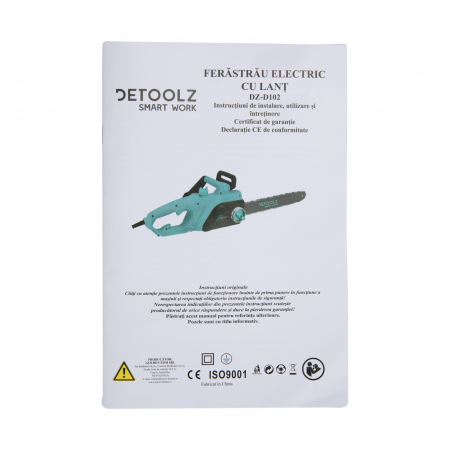 Elektromos láncfűrész Detoolz DZ-D102, 2000 W, penge 40 cm [8]