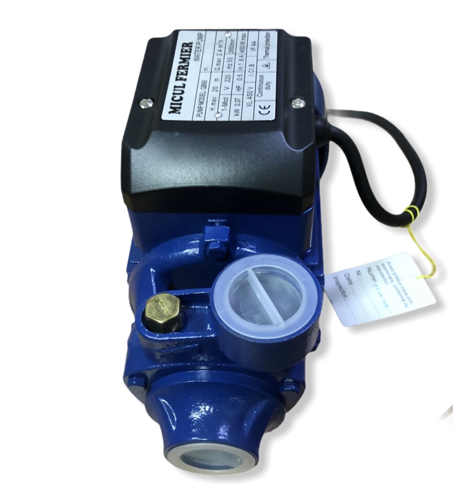 Felszíni szivattyú tiszta vízhez QB60 370 W, 2850 ford / perc, 1", szívás 9 m, kisülés 35 m + tömlő behelyezéssel 1" 50m [5]