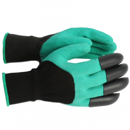 Kertészkesztyű 4 ásókarommal 12db/készlet [1]