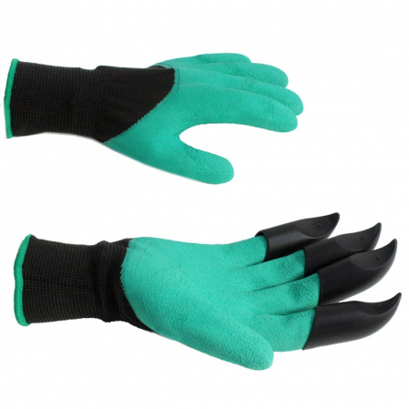 Kertészkesztyű 4 ásókarommal 12db/készlet [3]