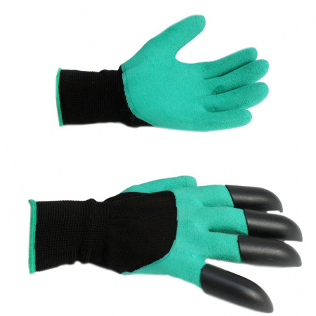 Kertészkesztyű 4 ásókarommal 12db/készlet [2]