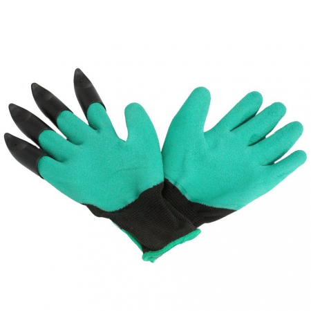 Kesztyű - Kertészkesztyű 4 ásókarommal 12db/készlet