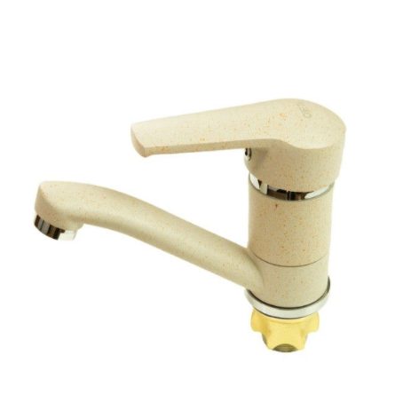 Kis konyhai csaptelep Fleko FZLF (B)-MB203, Kis cső, forgó, Single control, Bézs színű [1]