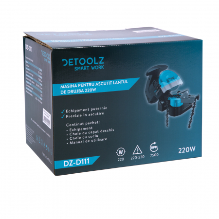 Láncfűrészélező Detoolz 220W [2]