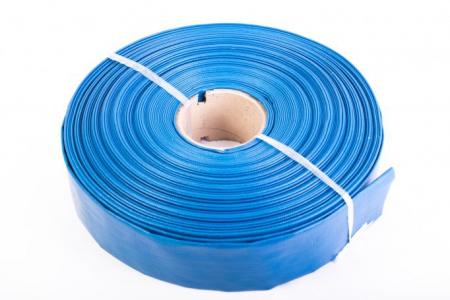 Tömlők, csepegtető szalag és tartozékok - Lapos ürítő víztömlő PVC 2" 50M