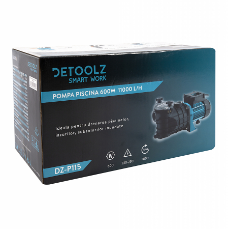 Medence szivattyú 600 W, 11000 l / óra [2]