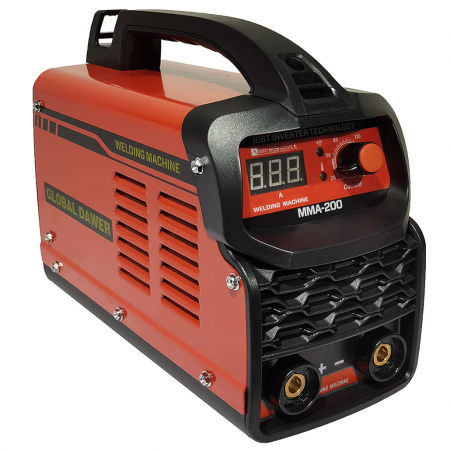 Hegesztőgépek - MMA hegesztő inverter, Global Dawer, 200 A, 2 - 3,2 mm