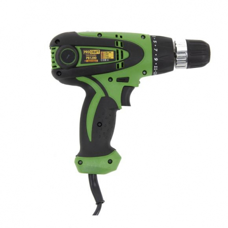 Elektromos fúró- és csavarozógépek - Önmetsző eszköz, elektromos csavarhúzó Procraft PB1200, 1200 W, 0-370 / 0-1050 ford / perc
