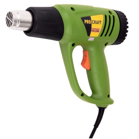 Elektromos hőlégfegyverek - Procraft PH2200E elektromos hőlégfúvó, 2200 W, 2 sebesség, 600oC