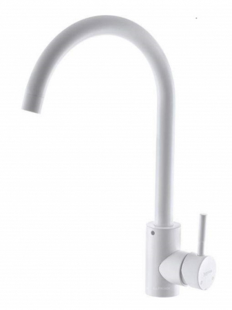 Rozsdamentes acél konyhai csaptelep Mixxus SUS-011, Fehér