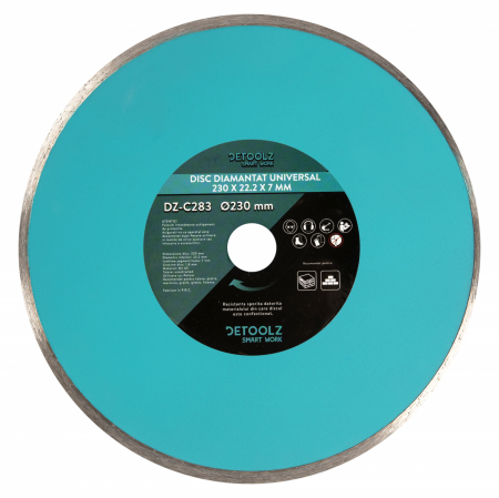 Elektromos darálók - Tárcsás diamantat univerzális 230x25,4x7mm