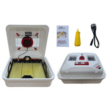 MÉH - Tojás inkubátor ELEFANT E5, 50W, 220V, 30-40C, Automatikus esztergálás