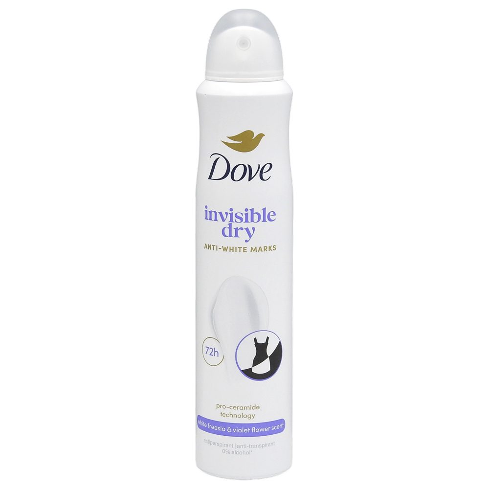 Antiperspirant Deodorant, Dove, 200 ml Invisible Dry 72H [1]