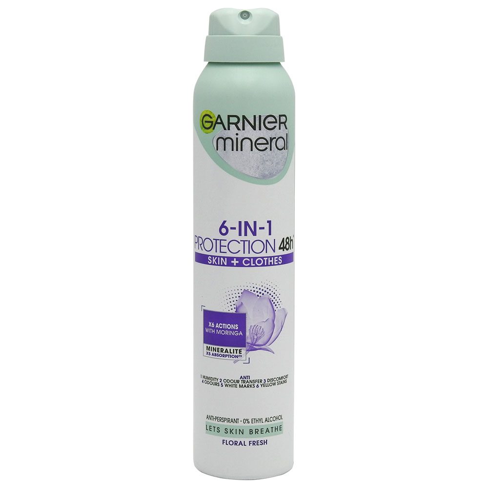 Parfumuri și deodorante - Antiperspirant Deodorant, Garnier, 200 ml 6in1 Protection Floral
