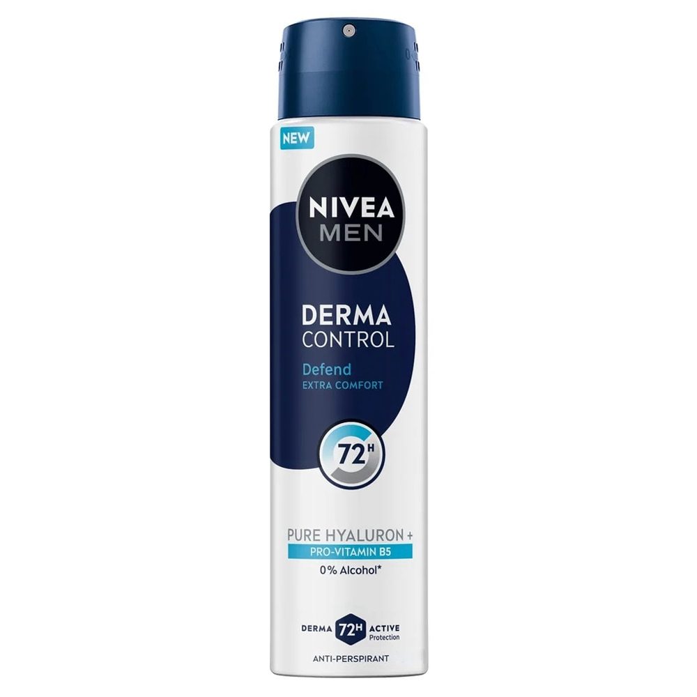 Parfumuri și deodorante - Antiperspirant Deodorant, Nivea, 150 ml Men Derma Control Defend
