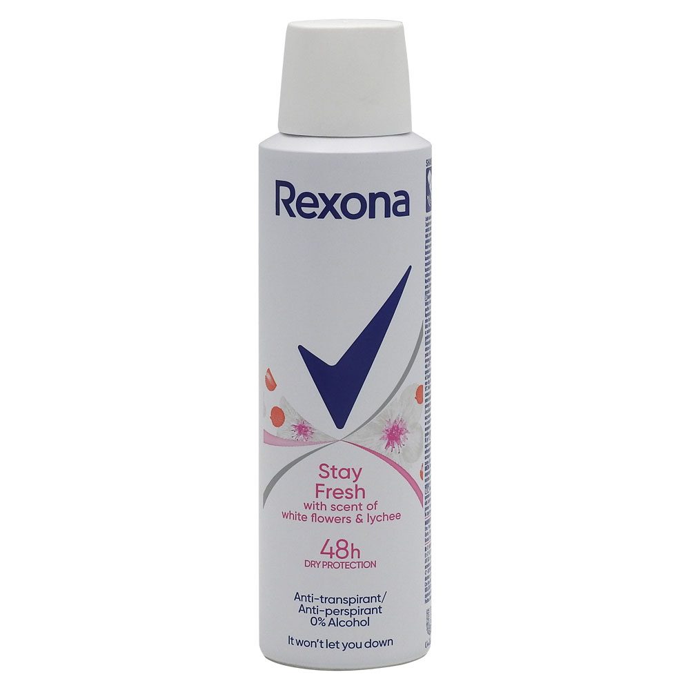 Parfumuri și deodorante - Antiperspirant Deodorant, Rexona, 150 ml White Flowers Lychee
