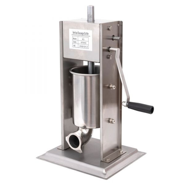 Aparat umplut Carnati Elefant ML-S3, Mecanic, Inox Integral, 3 Kg 6 Palnii [3]